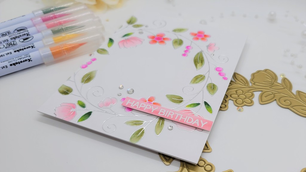 Altenew Flower Wreath Hot Foil Plate