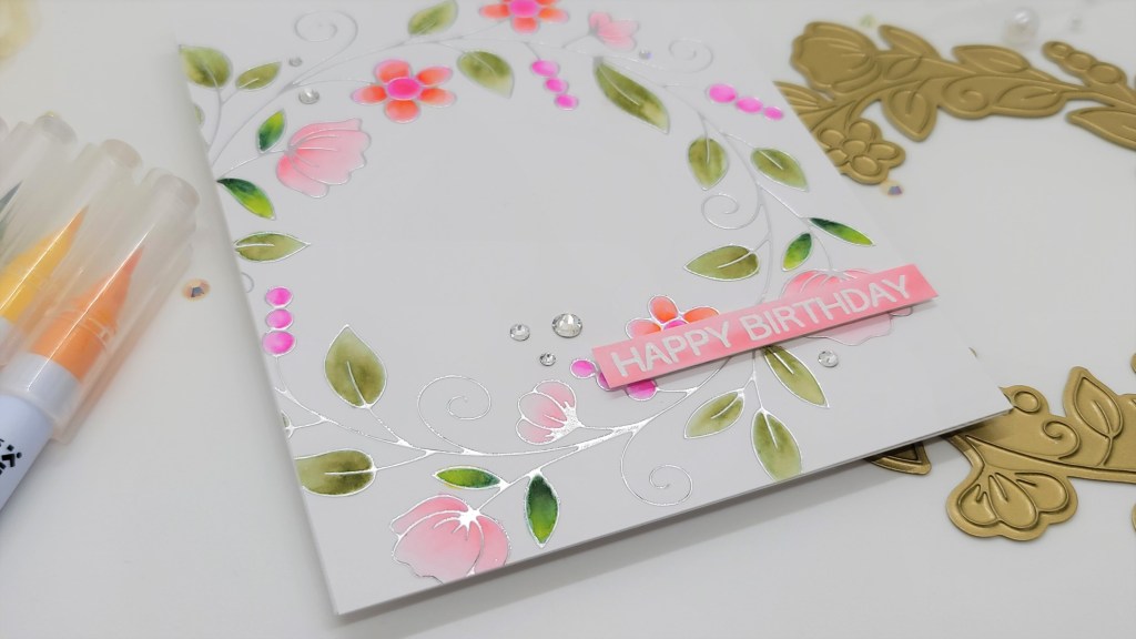 Altenew Flower Wreath Hot Foil Plate