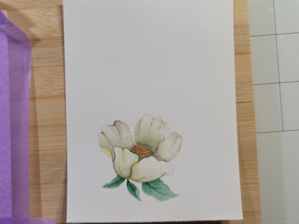 Botanical Illustration Inspired Watercolor