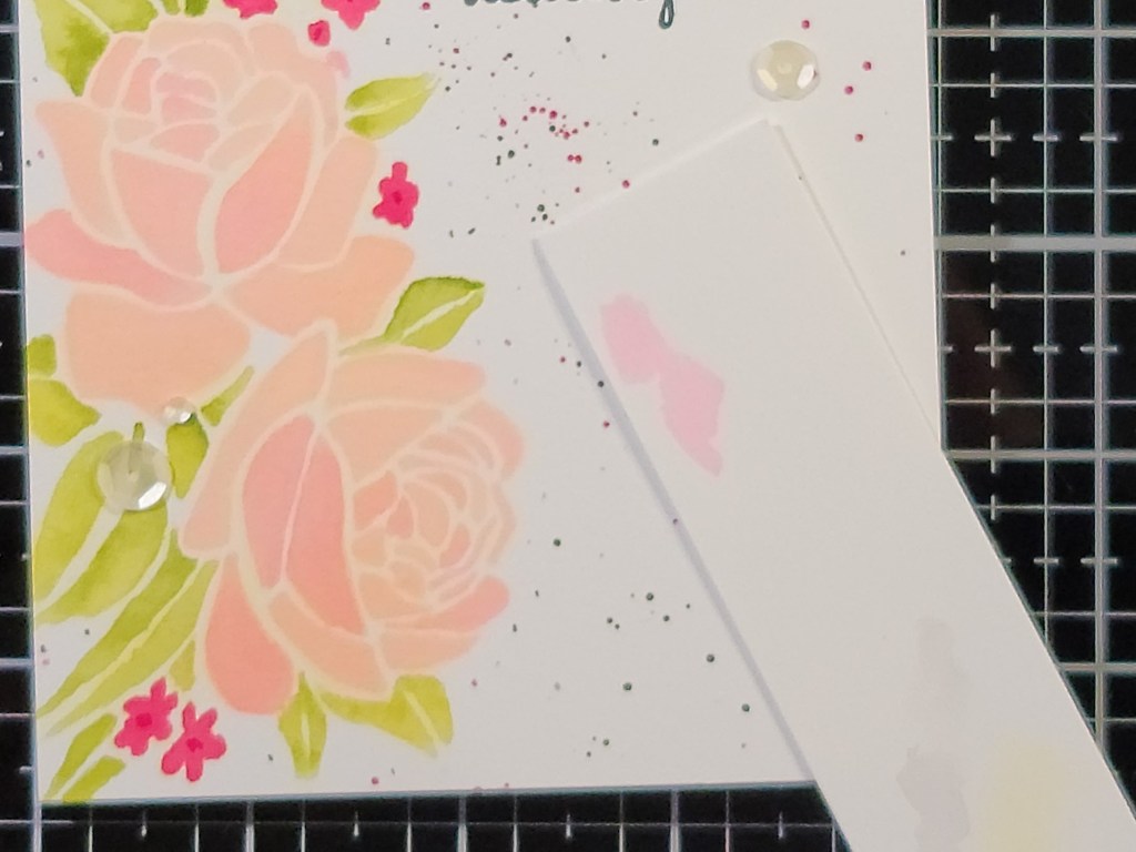 Altenew Challenge Card, Altenew Sweet Spring Stencil