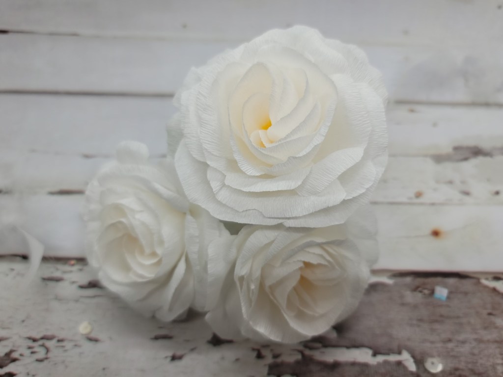 Crepe Paper Rose