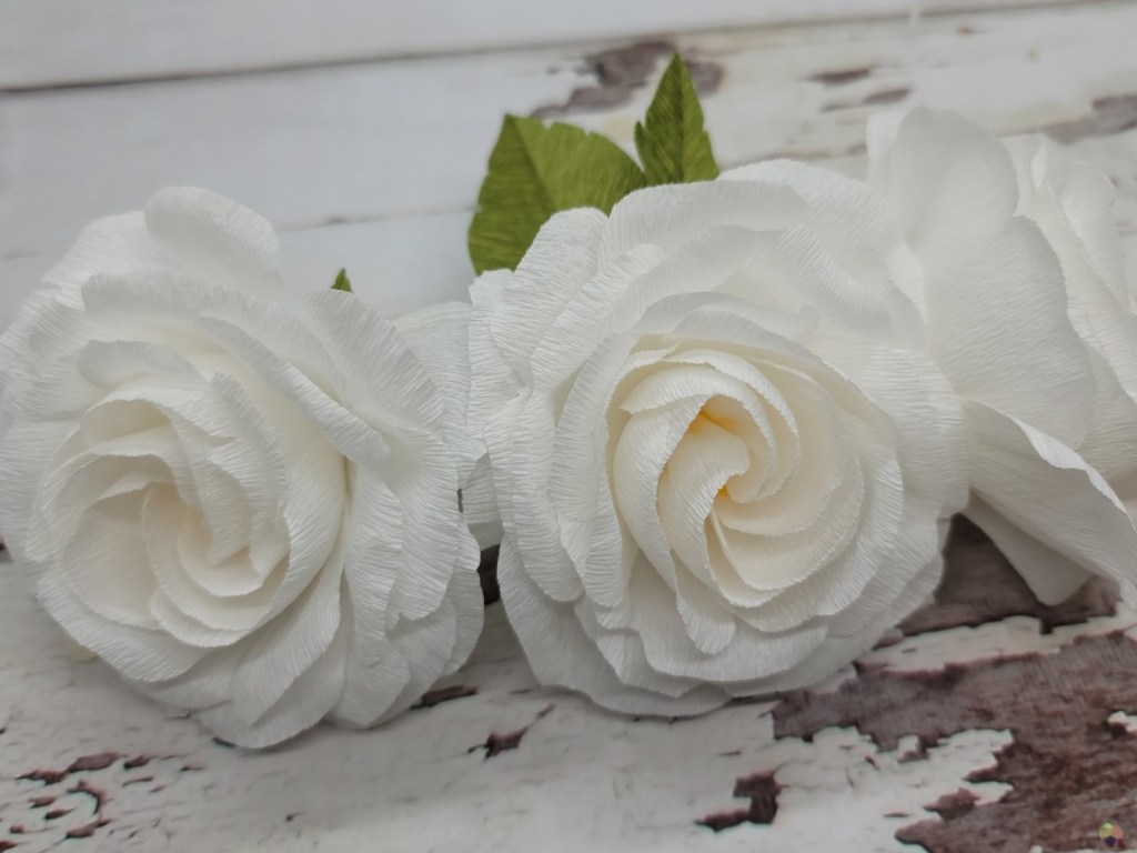 Crepe Paper Rose
