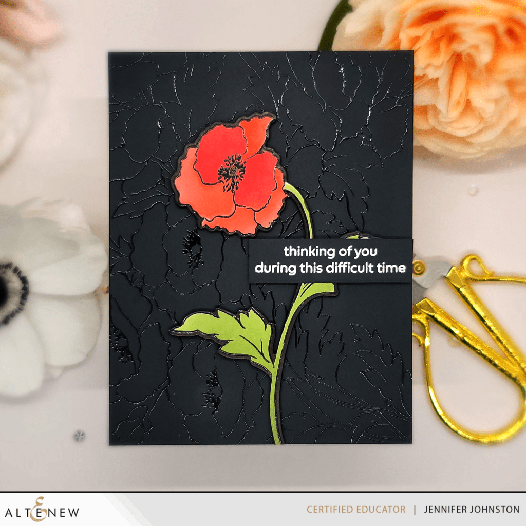 Altenew Bouquet of Poppies